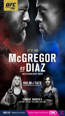UFC 196: McGregor vs Diaz-watch